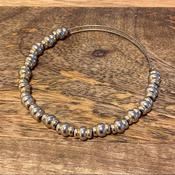 Alex and ani gold beaded bangle - Picture 1 of 1